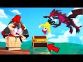 ¡99.9% IMPOSIBLE ROBAR EL TESORO DE ROBLOX! 😱 LOS COMPAS VS EL DRAGÓN DE ROBLOX 🏴‍☠️ INVICTOR