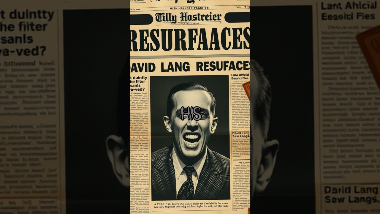 “1880 Disappearance That Shocked the World — David Lang’s True Story”