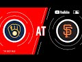 Brewers at Giants | MLB Game of the Week Live on YouTube