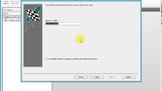 Opening an existing database and importing a spreadsheet - Activity 2.14