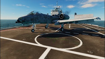 HMS Ocean Landing [DCS World A-10C Thunderbolt II]