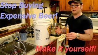 Stop buying store bought beer. save money! make it yourslef! home
brewing for the beginner