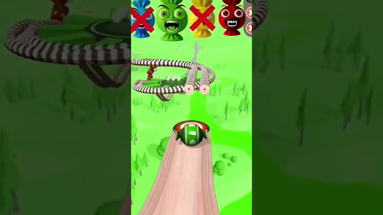 Which color lollipop cross this illusion ramp let s find out !