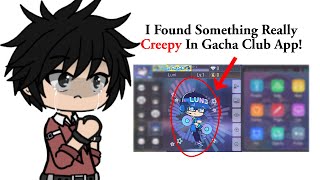 وجدت شيئاً مرعباً في تطبيق Gacha Club 😕 screenshot 3