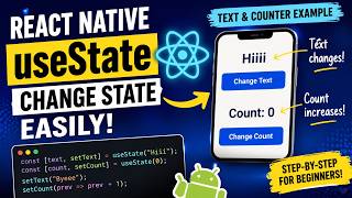 How to Use useState in React Native Android App | Step-by-Step Tutorial | IT WALA