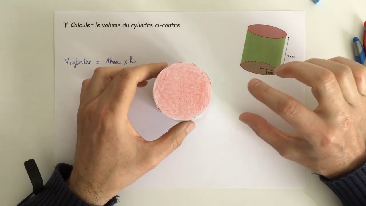 Vidéo 38 - Calculer le volume d'un cylindre