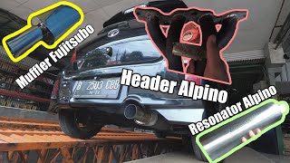 Ganti Knalpot FULLSYSTEM Yaris !!! ||| CarVlog#3