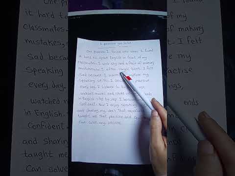 براجراف A Problem You Faced للصف الأول الاعدادى 