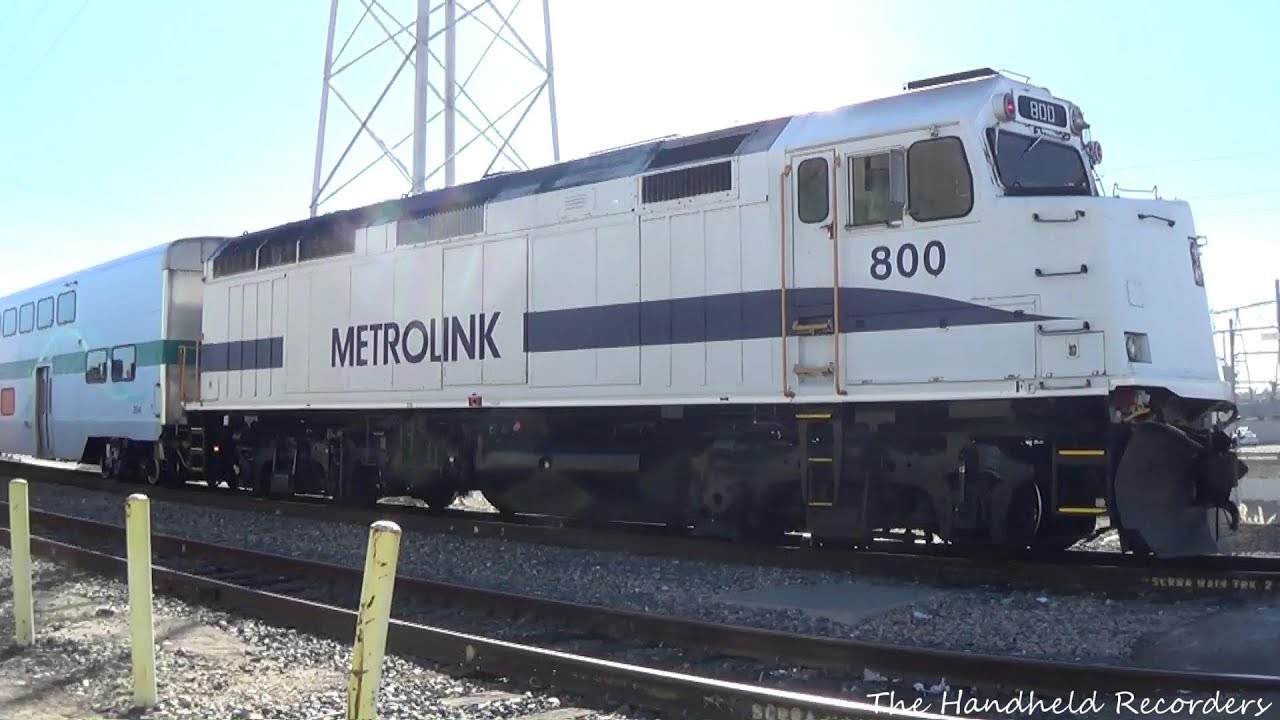Metrolink And Amtrak Action At North Main St In 2015