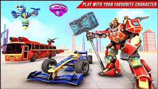Multi Robot Formula Car Flying - Android Gameplay Part 2 screenshot 3