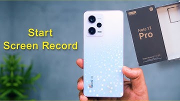 Redmi Note 12 Pro: How to Enable Screen Recording | Redmi Note 12 Pro me 4K Screen Record Kaise Kare