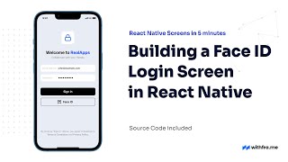 #23 Building a Login Screen with Face ID in React Native