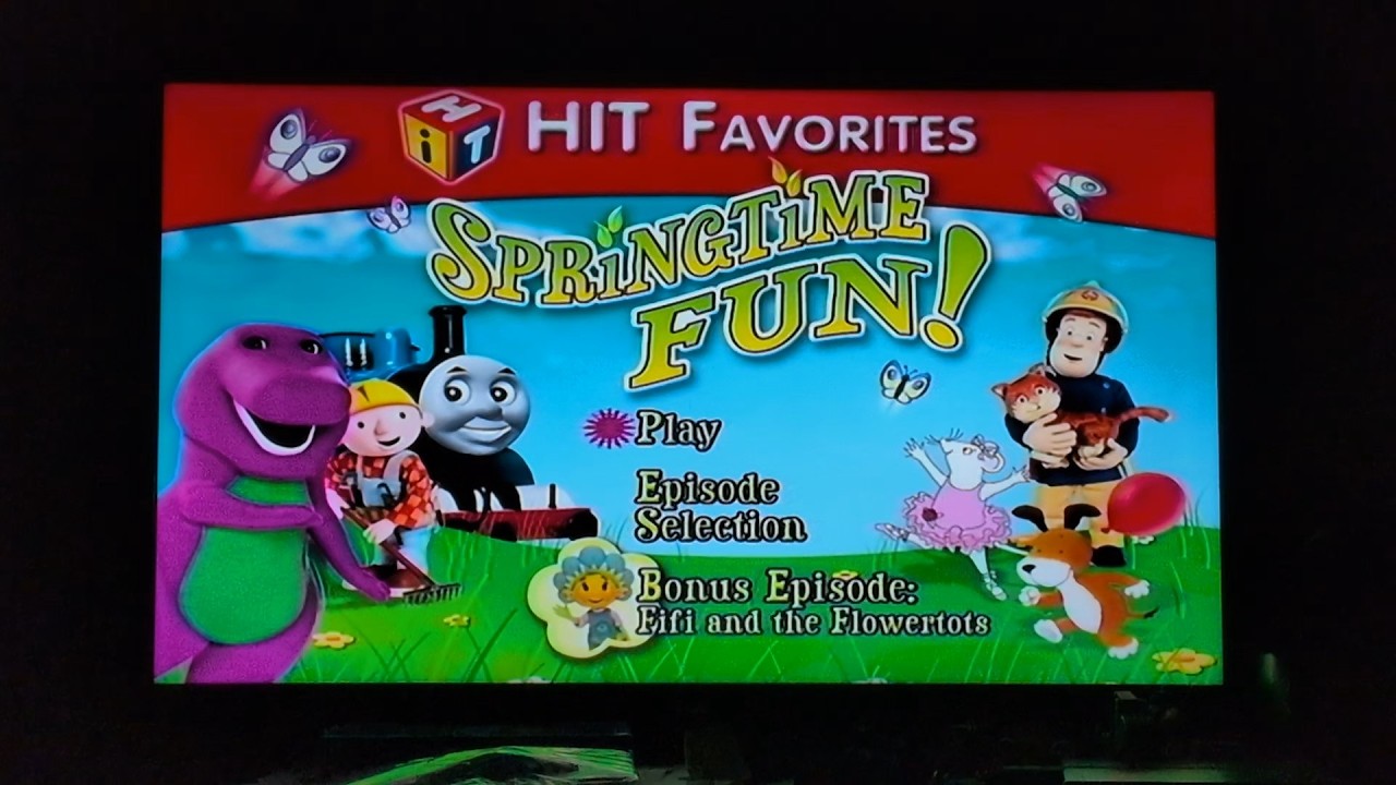 HIT Favorites Springtime Fun! 2008 DVD Menu Walkthrough - YouTube