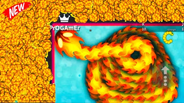 I feed cute 🥰 noobs in snake io 🐍 best epic crazy battle