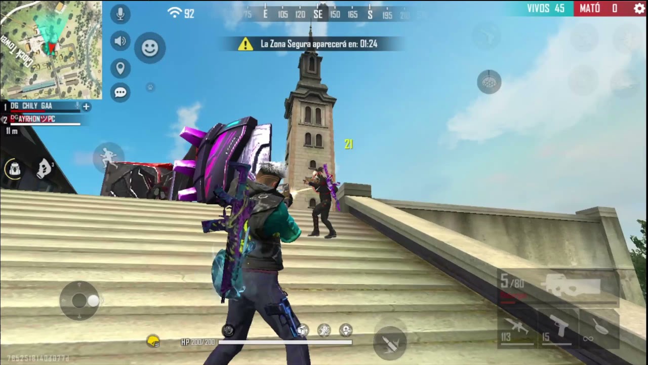 Moonwalk Nate Good🔥( FreeFire Highlights )Ayrhon PV YouTube