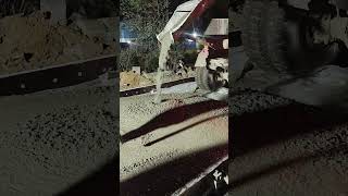 Pqc laying #weather #road #industrial #area #highway #construction #viral #video