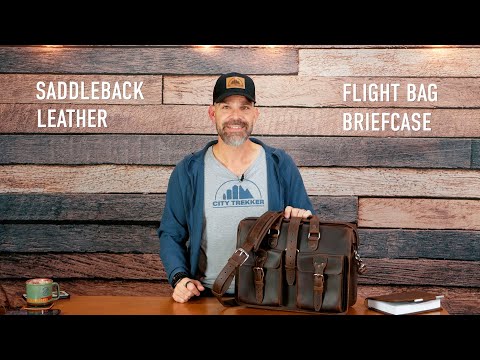 Worn Saddleback Suitcase Gear Review: Saddleback Leather Front Pocket Briefcase main image 1
