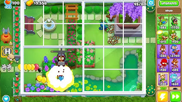 Bloons TD 6 | Covered Garden | Hard | Standard | No Lives Lost No Powers