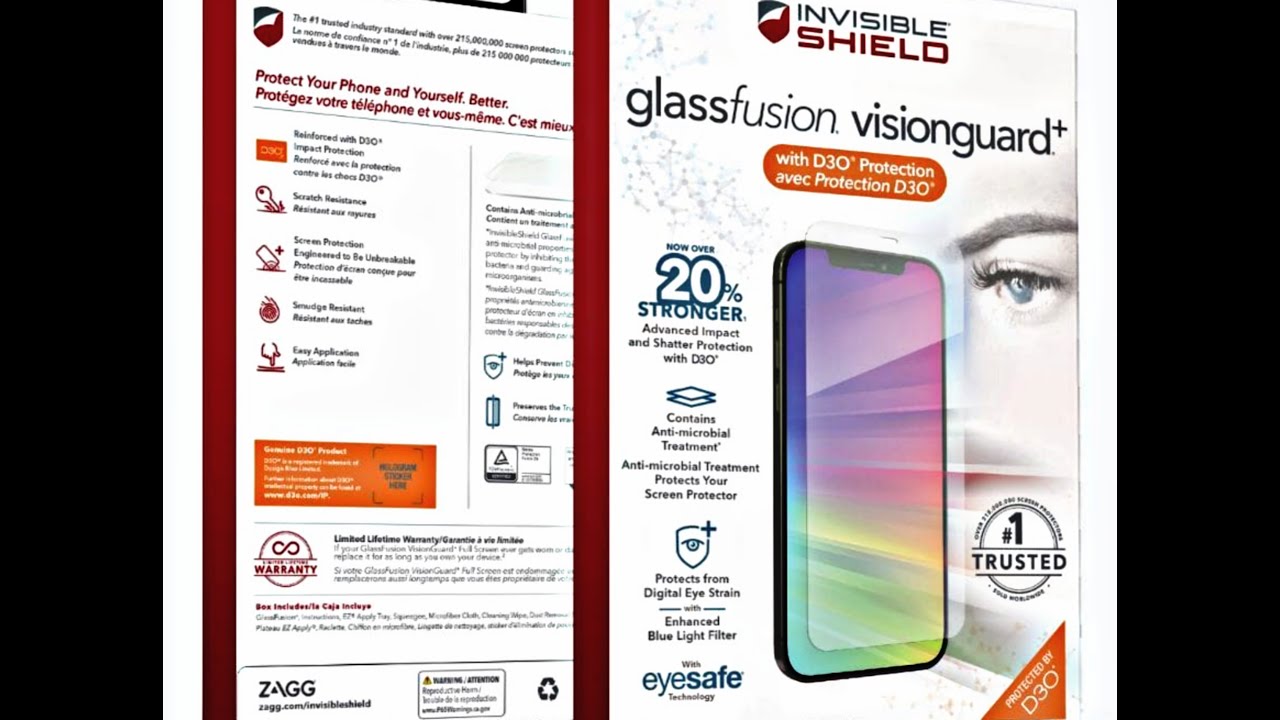 Invisible Shield Glassfusion Visionguard+ With D3O For Galaxy S21 Ultra 5G - Review And Installation