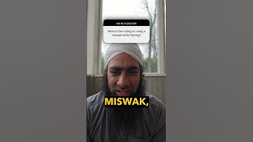 What is the ruling on using a miswak while fasting?