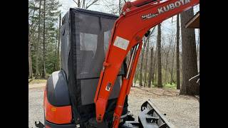 Mini excavator soft cover modifications screenshot 4
