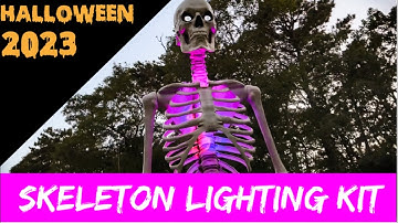 Halloween 2023: NEW Home Depot LED Skeleton Lighting Kit Installation!