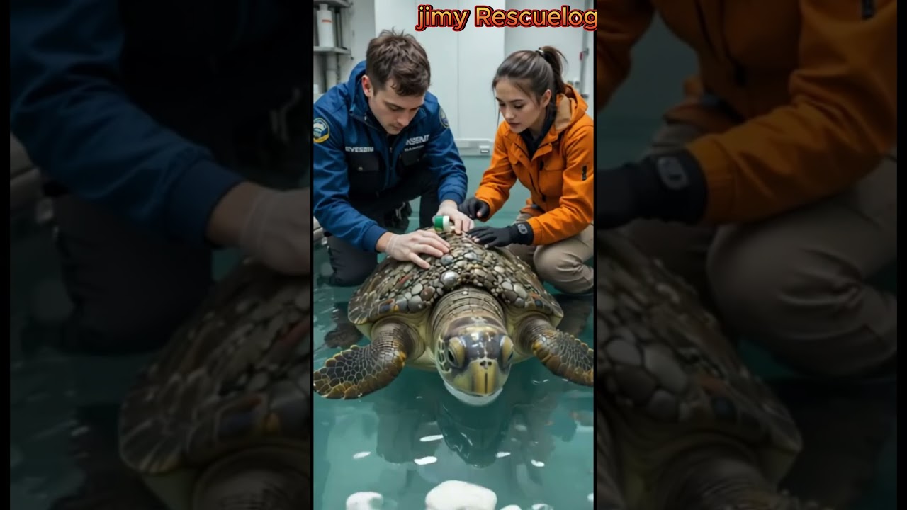 Sea Turtle Covered in Barnacles Gets Life-Saving Rescue 🐢 | Emotional Ocean Comeback Story