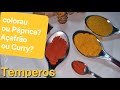Açafrão ou Curry? Colorau ou Páprica? São Iguais? Diferença dos #temperos #receitas #sabores