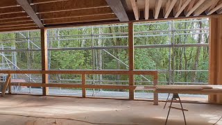 Modern House Part 20  Window delivery, more punch list and wrap up of main series in description