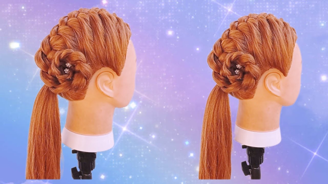 EASY BRAIDED😍 HAIRSTYLE😍.........