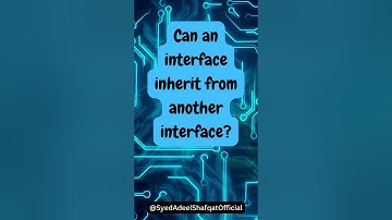 Can an interface inherit from another interface?