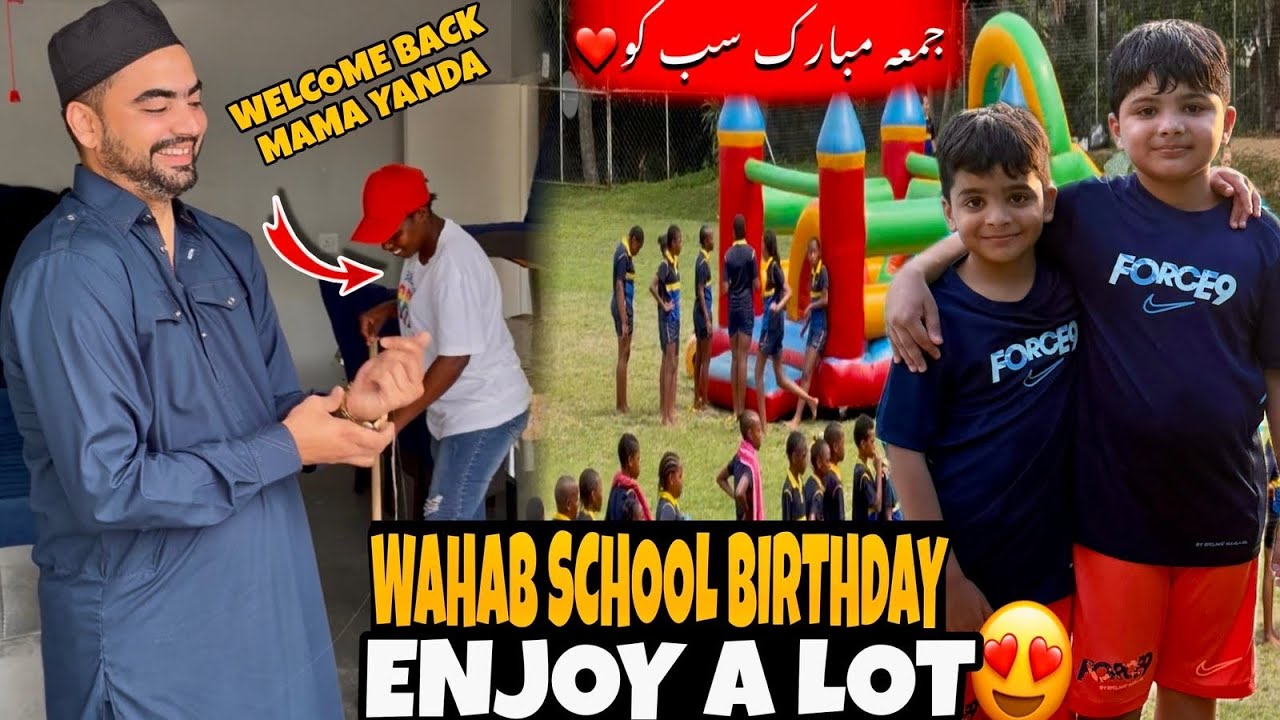 Mama Bacho or Mama Yanda is Back AJ Wahab k school ke Happy Birthday thi bachay enjoy a lot watch🥰🥰🥰