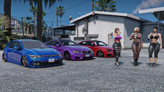 GTA 5 Mzansi edition - Let's Do A Convoy EP1 [GOLF 7 GTI , BMW M4 GTS& Audi RS3]