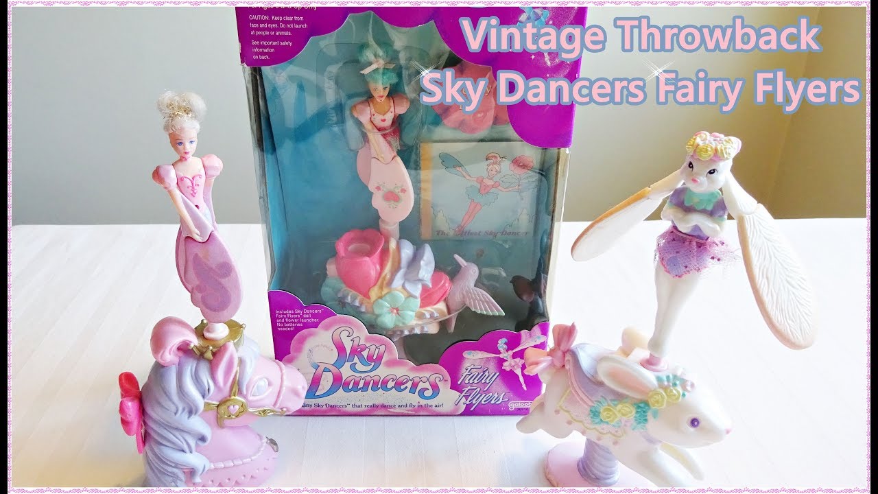 spinning flying fairy toy 90s