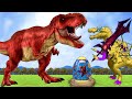 FPS Avatar in Jurassic Park Rescues Dinosaurus Jurassic World Dominion Best of Dinosaur T-Rex Attack