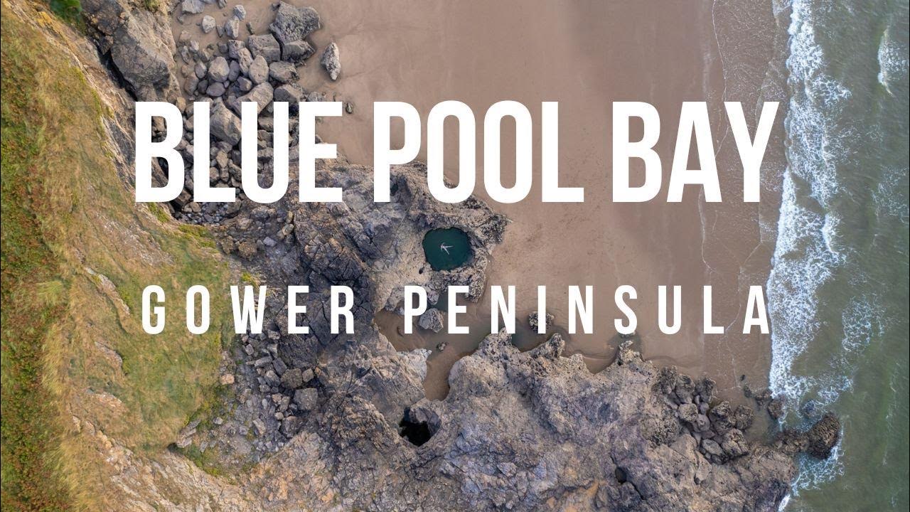 Blue Pool Bay Gower Peninsulas best wild swimming spot YouTube
