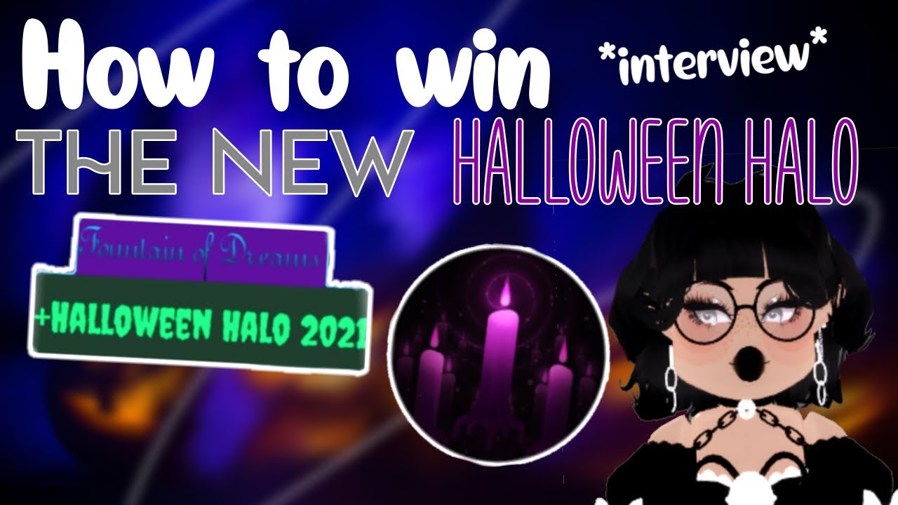 HOW TO WIN THE NEW HALLOWEEN HALO 2021 *INTERVIEW!* 😳 👻 Royale high