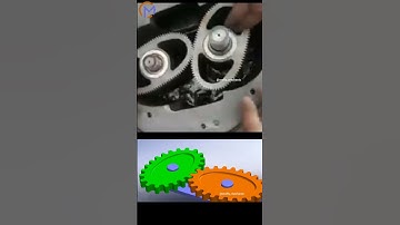 Elliptical gears🔥#mechanical principles #solidworks #simulation #satisfying #machine #power #physics