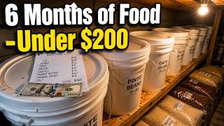 How to Stockpile 6 Months of Food for Under $200