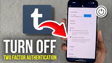 How to Turn OFF Two Factor Authentication on Tumblr - 2025