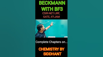 BECKMANN Rearrangement With BF3. CSIR-NET, JRF,  GATE, IIT-JAM CHEMISTRY COURSE By P K Siddhant sir