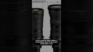 Comparing the size of the upcoming Nikon Nikkor Z 120-300mm f/2.8 TC VR S lens with the 40 #Shorts