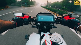 Crisp Morning Ride | 4K 60FPS Helmet POV Exhaust ASMR [No Talking]