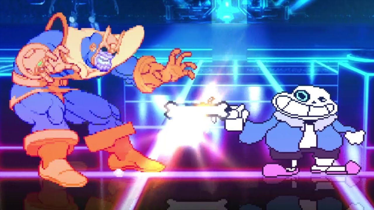 FUNNY MUGEN SANESS VS THANOS | FUNNY GAMING