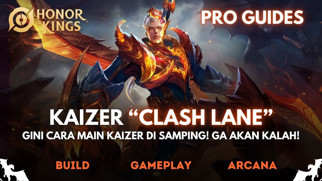 Gua Kasih Tau Cara Main KAIZER di CLASH LANE! Ga Akan Kalah dari Siapa Pun! | Honor Of Kings