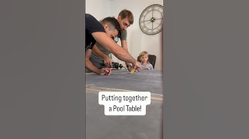 Putting together a pool table! 😱😱😱😱😱