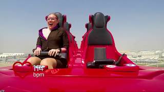 See what happened when we challenged our bravest cabin crew to take on
three of ferrari world abu dhabi's biggest rides! would you be brave
enough?