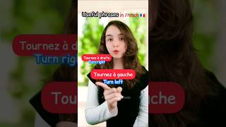 😎Give Directions in French🇫🇷 #learnfrench #basicfrench #easyfrench