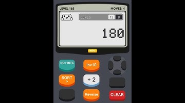 Calculator 2 The Game Level 165 Solution