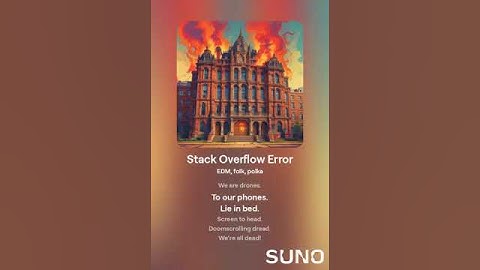 Stack Overflow Error